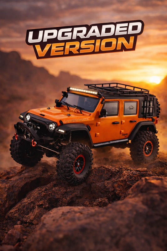 1/10 RC Rock Crawler Wrangler RTR – Portal Axles, High/Low Gear,Winch,Full lights