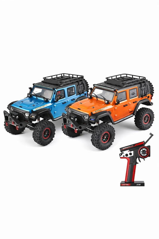 1/10 RC Rock Crawler Wrangler RTR – Portal Axles, High/Low Gear,Winch,Full lights